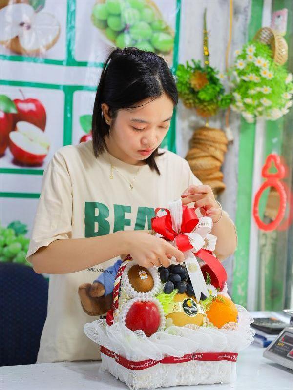 Cách làm giỏ hoa quả đơn giản